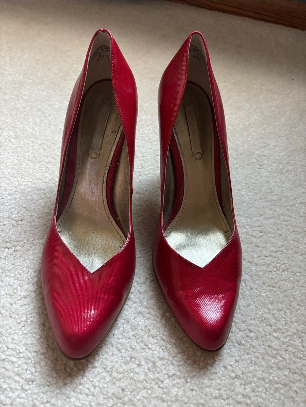 Nine West Red Stilettos